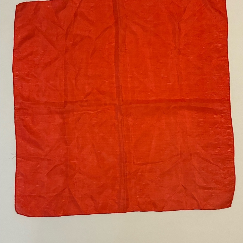 Vibrant Red Scarf